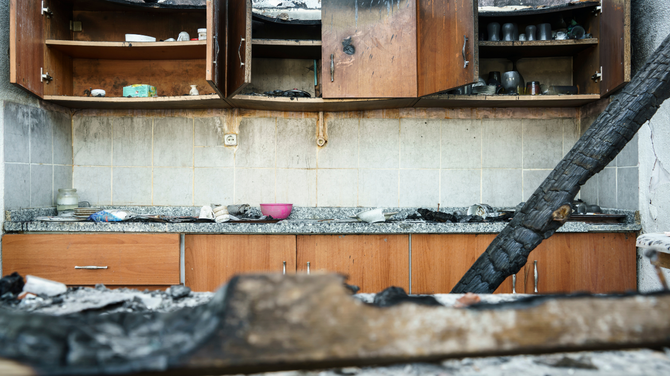 fire damage restoration in Bedford